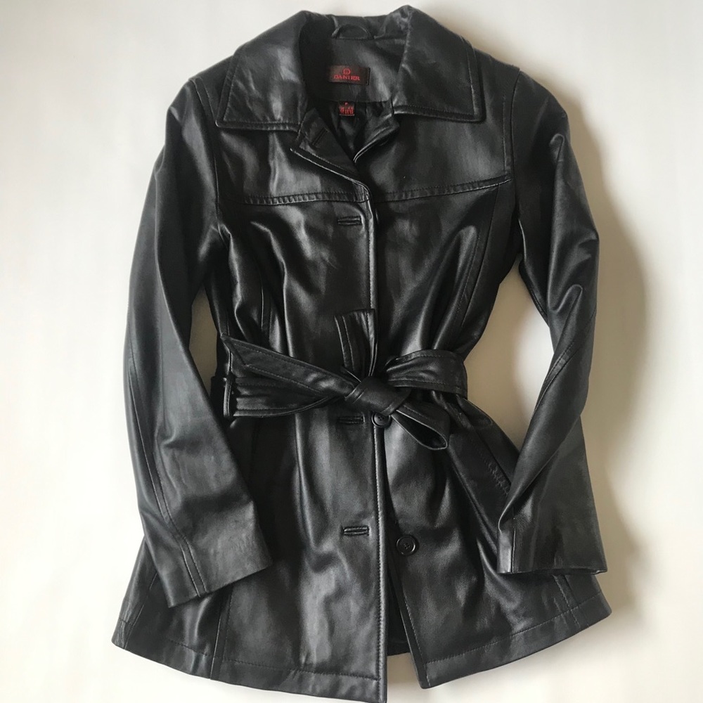 DANIER leather coat